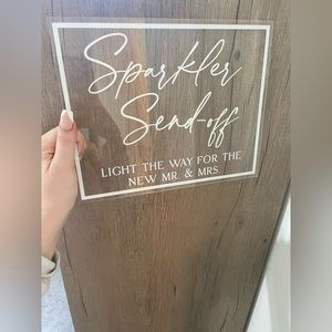 Wedding sign